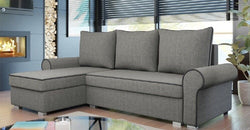 Danfy Grey Corner Sofa Bed – Reversible