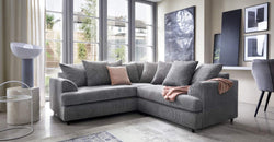 Yukie Grey Corner Sofa – Reversible